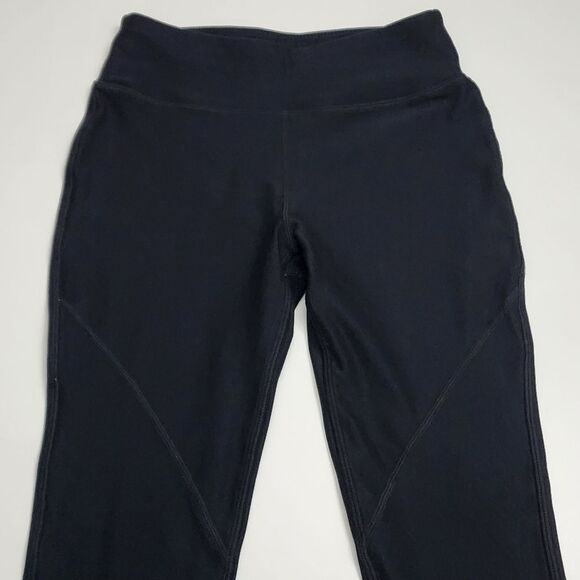 Girls Mondetta Black Leggings Yoga Pants with Vented Ankles Size Small S 7/8 - Picture 2 of 7